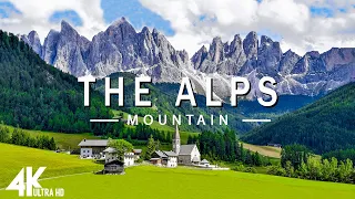 FLYING OVER ALPS (4K UHD) - Relaxing Music Along With Beautiful Nature Videos - 4K Video Ultra HD