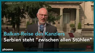 Nikolaus Neumaier (ARD-Korrespondent) zur Balkan-Reise von Bundeskanzler Scholz am 10.06.22