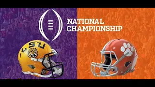 LSU VS CLEMSON NCAA 20 NATIONAL CHAMPIONSHIP GAME 2020