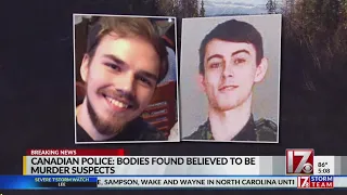 Canadian police say 2 bodies found, believed to be fugitives