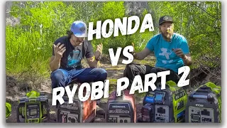 Honda 2200 Generator vs Ryobi 2300 Generator VS Ryobi Inverter Generator Comparison and Review