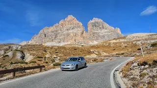 TRE CIME DI LAVAREDO scenic drive | Dolomites | Italy