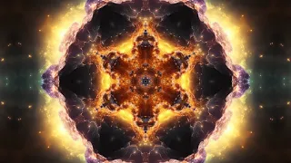 Crystal Cosmos Journey Through Space Kaleidoscope [4K]