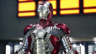 How was the Suitcase Mark 5 armor of Iron Man made?