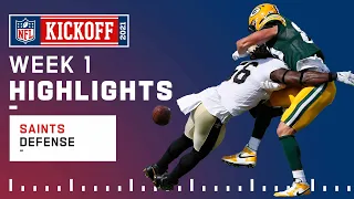 Saints Defensive Highlights vs. Packers | NFL 2021