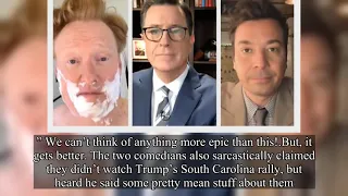 Colbert, Fallon, and Conan team up to take on Trump