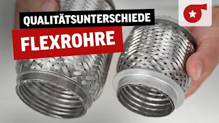 Worauf achten beim Flexrohr? Edelstahl nicht gleich Edelstahl?