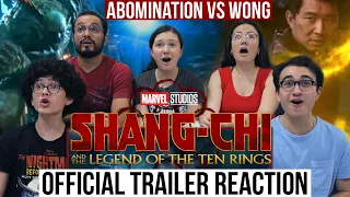 Shang Chi and the Legend Of The Ten Rings OFFICIAL TRAILER REACTION! | MaJeliv | Abomination VS Wong