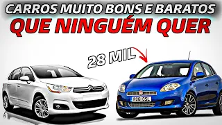 CARROS EXCELENTES E BARATOS PARA COMPRAR mas que ninguém quer