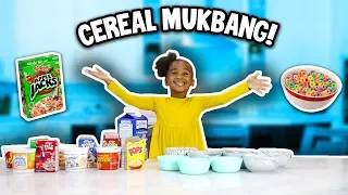 CEREAL MUKBANG (featuring my Mommy LaToyaForever)