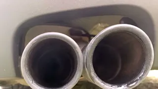 BMW 520d F10 B47 warm exhaust sound