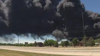 Explosion, massive fire at chemical plant prompts evacuations in Rockton