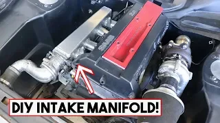 CUSTOM INTAKE MANIFOLD FOR THE SAAB TURBO MK2 ESCORT