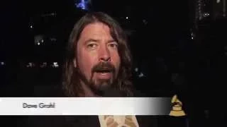 Dave Grohl Is "Happy AC/DC Is Here" | GRAMMYs