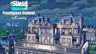 Prestigious STUDENT Housing • Dorm | Discover University | No CC | THE SIMS 4