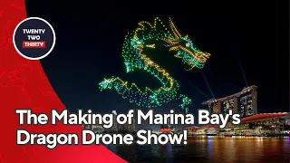 Witness the Mythical Majesty: 1,500 Drones Illuminate Marina Bay for Lunar New Year!