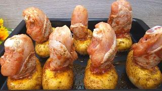 Вместо шашлыка на праздничный стол! Нереально вкусные куриные ножки с картофелем в духовке, рецепт.