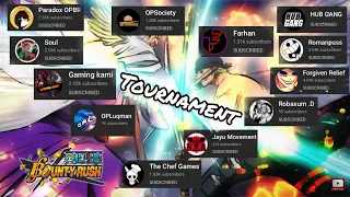 Tournament of YouTubers ft. Paradox, F. Relief, OPSociety, Soul, Roman, More! |One Piece Bounty Rush