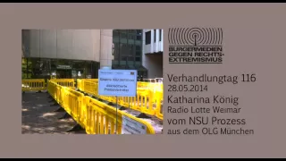 NSU-Prozess - Katharina König 28. Mai 2014