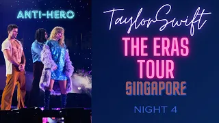 Anti Hero [In 4K with Lyrics] - Taylor Swift The Eras Tour Singapore 2024 Night 4 #concert #live