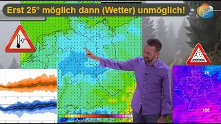 Es wird kurz Frühling 25°, dann erneut Absturz! Aktuelle Regen- & Wettervorhersage 02.-11.05.2023.