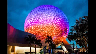 4K60 UHD Walking Tour Disney Epcot World Showcase Sunset - 2019