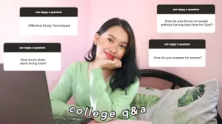 COLLEGE Q&A: study tips, dorm life, managing time and money, shifting, college advice, msu-iit, etc.