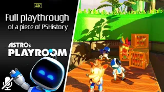 Astro's Playroom [PS5] Full Let's Play [No commentary 4K playthrough]