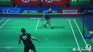 Jonathan Christie vs Victor Axelsen/ Comeback moment 10-19/21-19