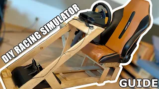 Building a cheap DIY Racing Simulator out of wood!