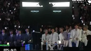 [2019 MAMA] Idols (txt, ateez) reaction to BTS - N.O at 2019 MAMA