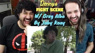 DENNYS - Goofy FIGHT SCENE with Greg Alba by Jaby Koay! - REACTION!!!
