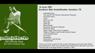 MORRISSEY - June 19, 1991 - Houston, TX, USA (Full Concert) LIVE