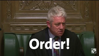 Order! Speaker John Bercow sorgt im House of Commons für Ordnung