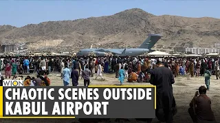 WION Ground Report: Chaotic scenes outside Kabul airport | People try to flee Afghanistan |WION News