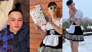 Даня Милохин. Женские образы. Tiktok. Trends. Тикток. Тренды.