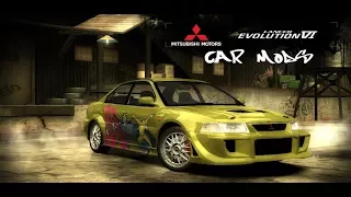 Need for Speed: Most Wanted - Car Mods - Mitsubishi Lancer GSR Evolution VI Race