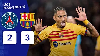 PSG vs Barcelona (2-3) | All Goals & Highlights | Champions League Quarter Finals
