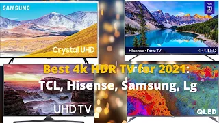 TOP 5 BEST 4K TVs of 2021: TCL, Hisense, Samsung, and LG