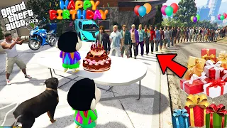 GTA 5 : Franklin Celebrating Shinchan's Birthday In GTA 5 ! (GTA 5 Mods)