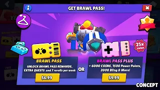 OMG! BRAWL PASS PLUS Season 22!!😍BRAWL STARS UPDATE GIFTS!🎁🎉/CONCEPT