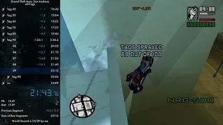 GTA San Andreas - All Tags Speedrun in 24:52 [WR]