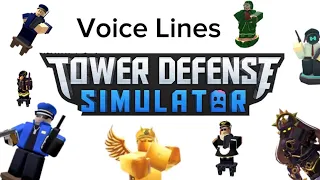 All Commander/skins Voice Lines TDS