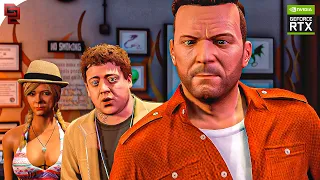 GTA V: 'Reuniting the Family' Mission in 8K! Maxed-Out Gameplay Ultra Ray Tracing Graphics MOD