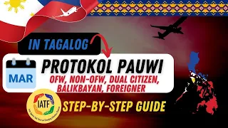 🛑(TAGALOG) STEP-BY-STEP ARRIVAL PROTOCOL AIRPORT PROCEDURE | LAHAT NG DAPAT GAWIN PAUWI NG PILIPINAS