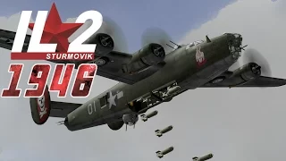 Full IL-2 1946 mission: B-24 Rabaul Raid (IJN Naval Base)