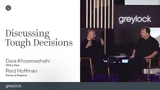 Uber CEO Dara Khosrowshahi and Reid Hoffman Discuss Tough Decisions