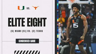 Miami vs. Texas - Elite Eight NCAA tournament extended highlights