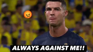 Cristiano Ronaldo reaction to his disallowed goal vs Al Shabab!!🤬😳🔥