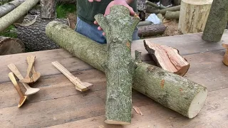 Selecting Wood to Make a Spoon